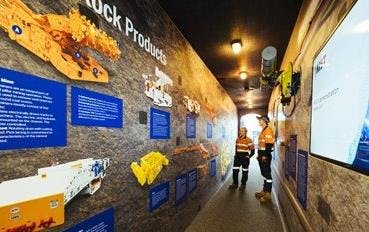 Underground mining and tunnelling exhibit