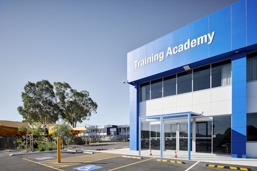 Komatsu Training Academy building in Perth