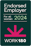Endorsed Employer for all women 2024 badge
